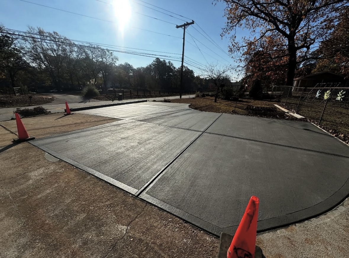 Wide Parking Pad