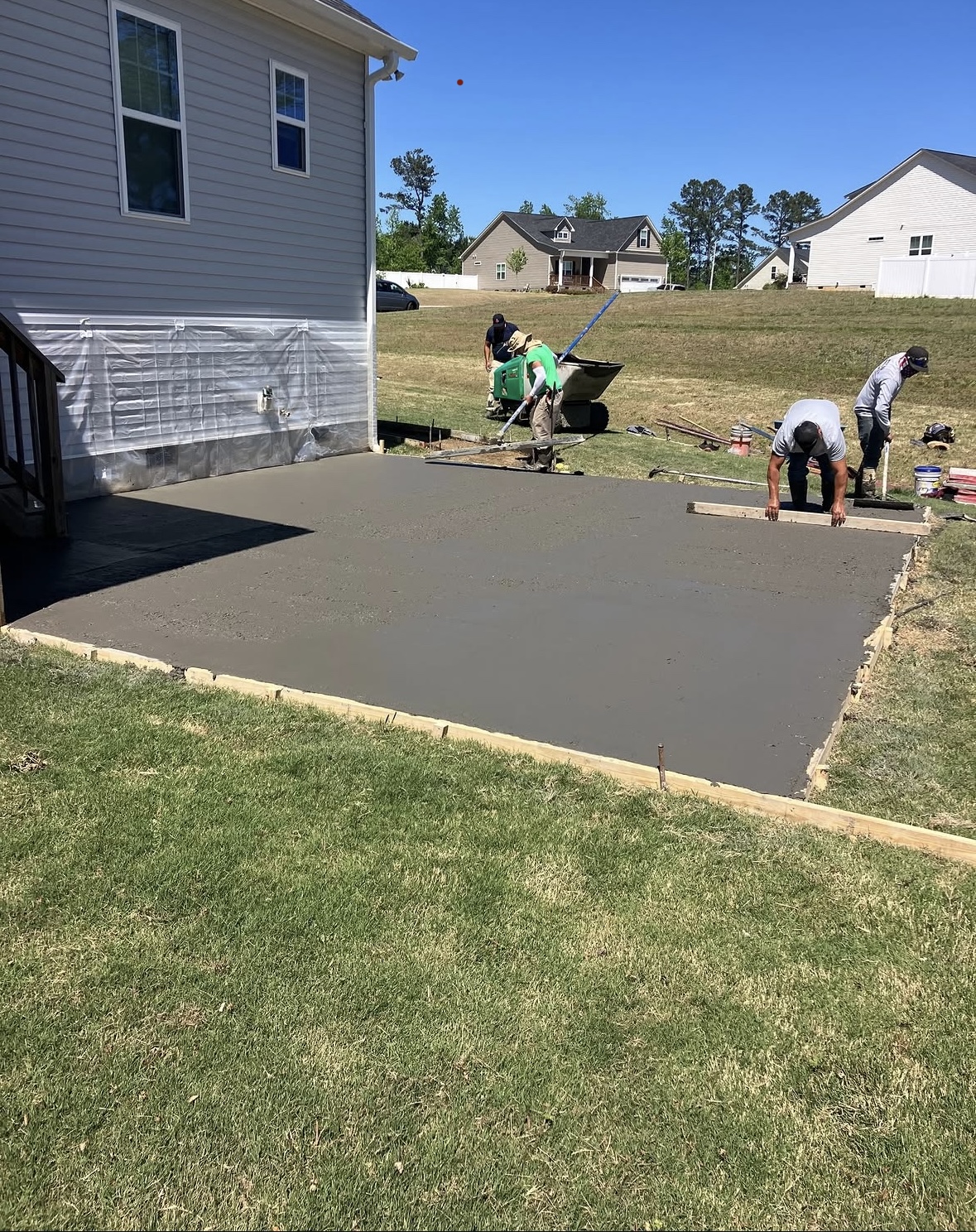 Patio Pour