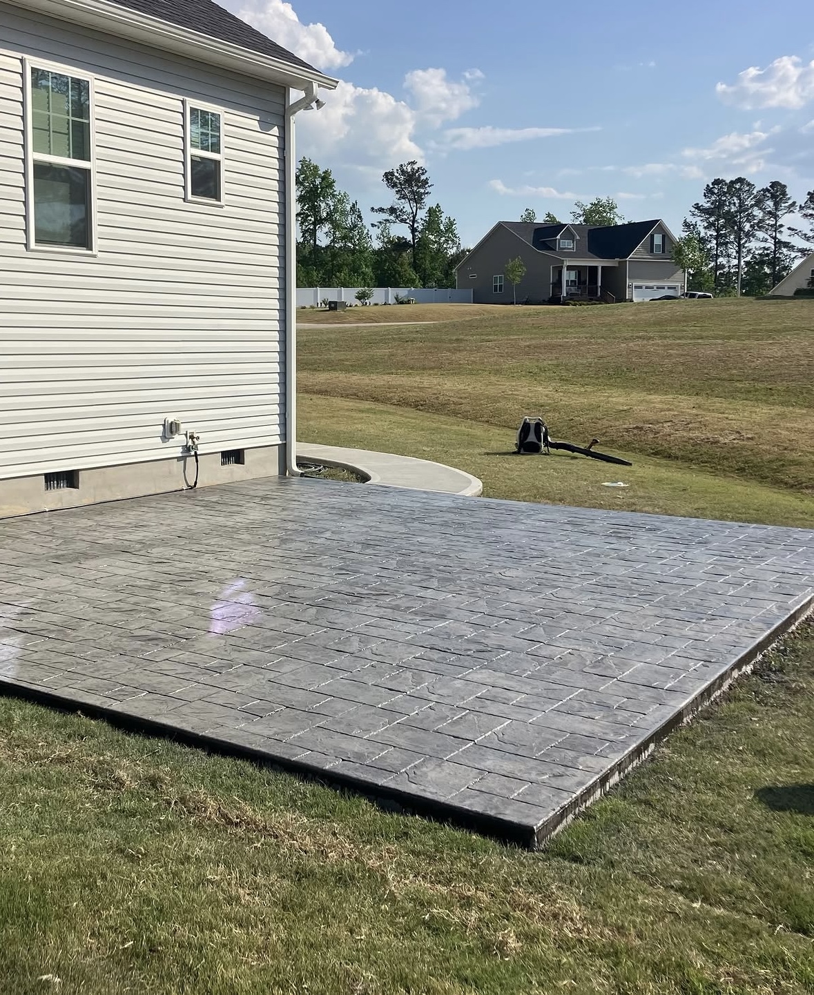 Stamped Patio